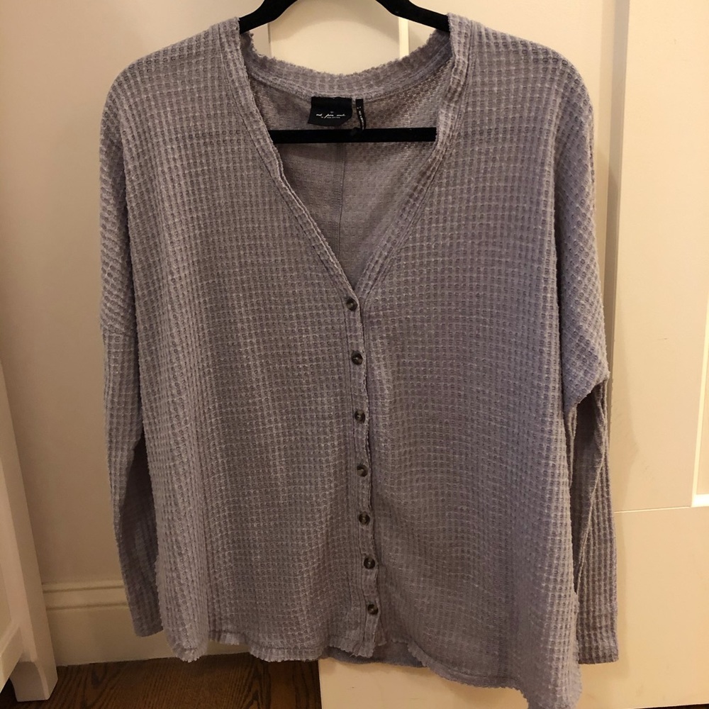 urban outfitters - out from under waffle top